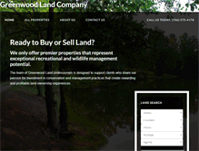 Tablet Screenshot of greenwoodland.com